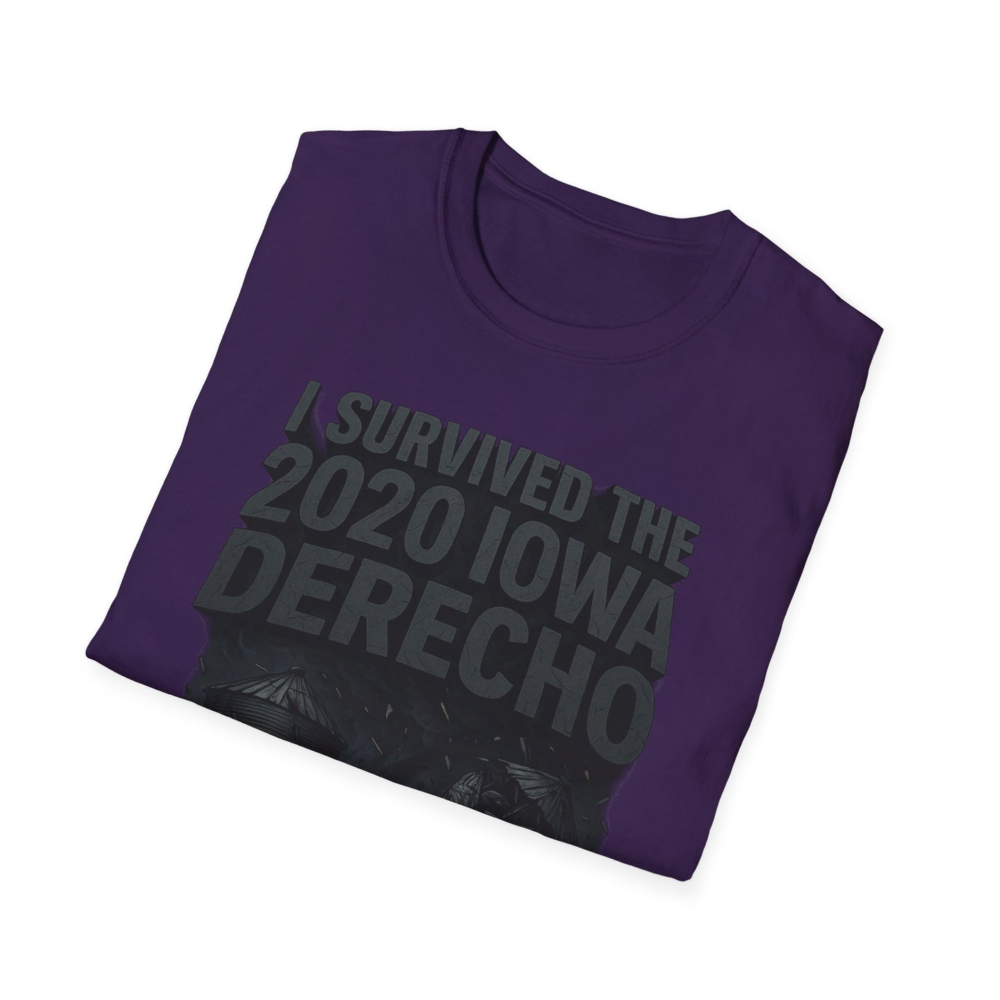 2020 - I Survived the 2020 Iowa Derecho Alternate Unisex Softstyle T-Shirt