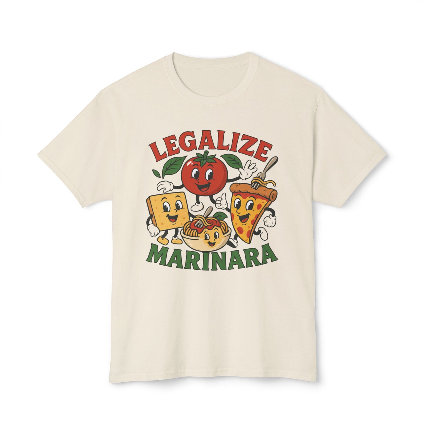 Legalize Marinara Unisex HD Cotton™ T-shirt - Fun Foodie Graphic Tee