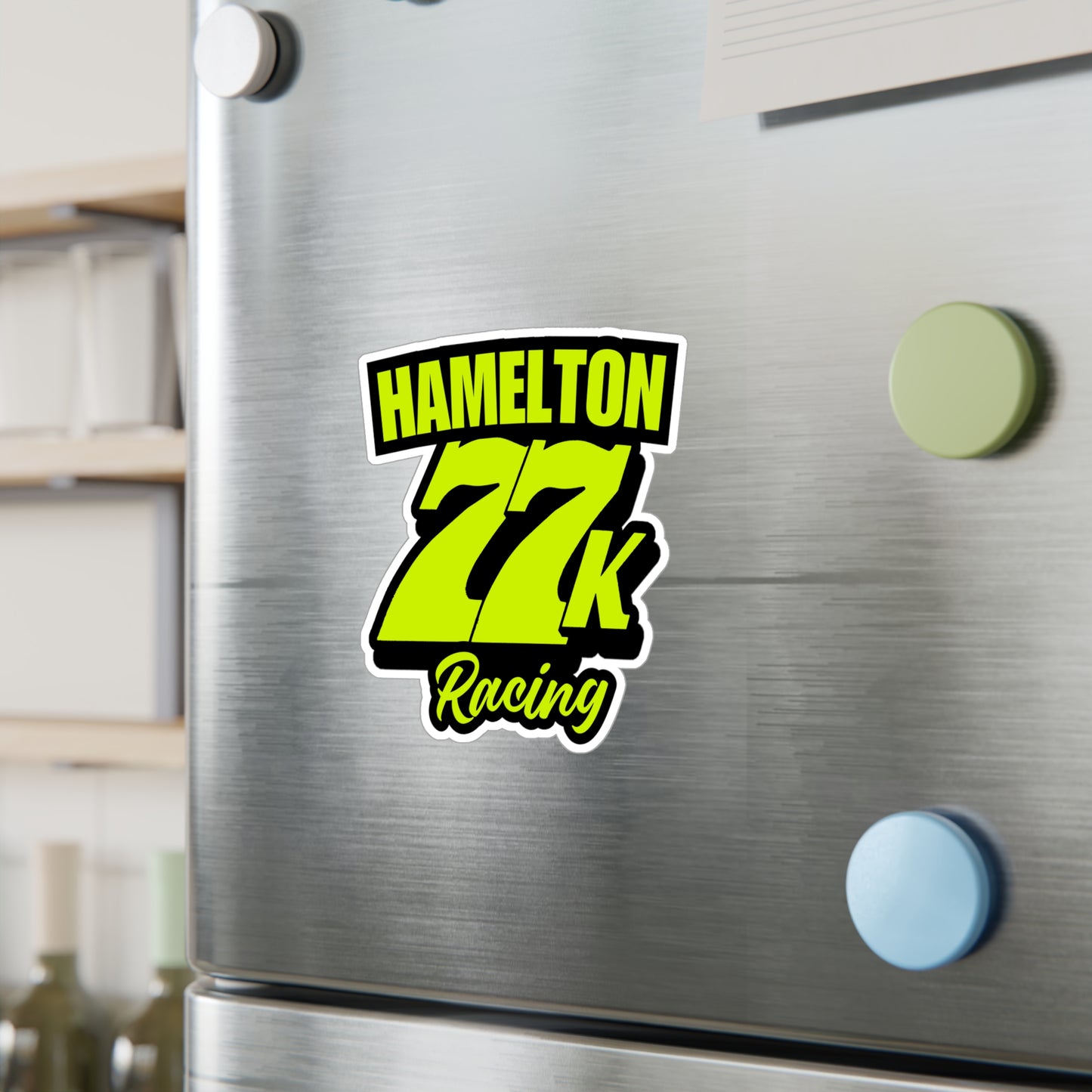 77K Hamelton Racing Decal, 6 Inch