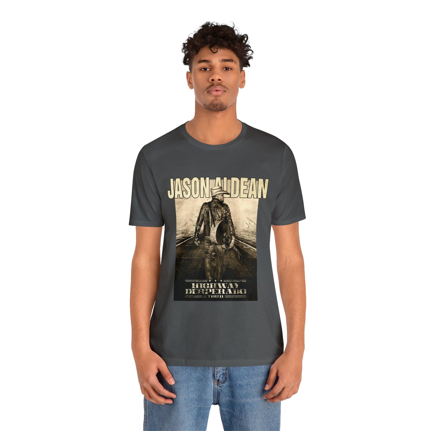 Jason Aldean Highway Desperado Jersey Short Sleeve Tee