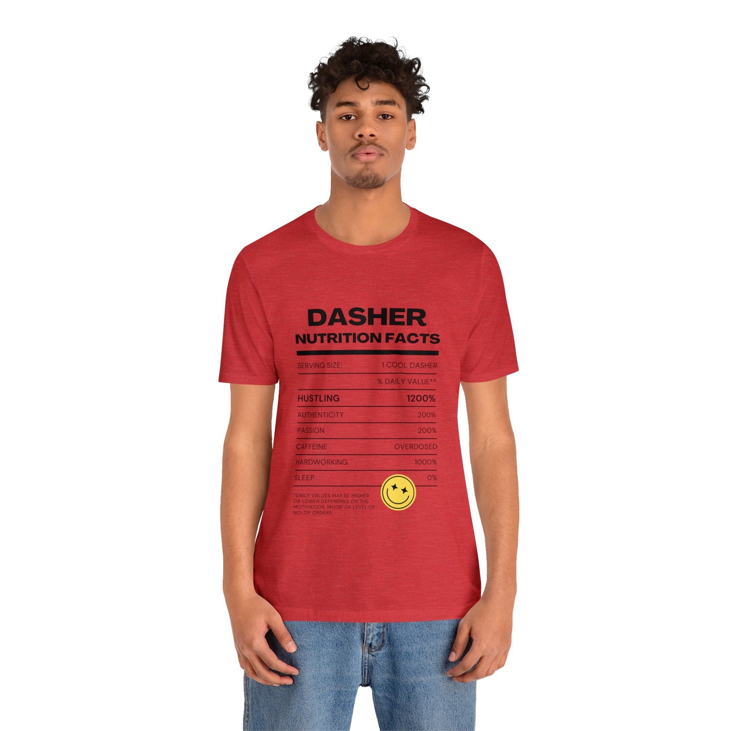 Dasher Nutrition Facts Tee