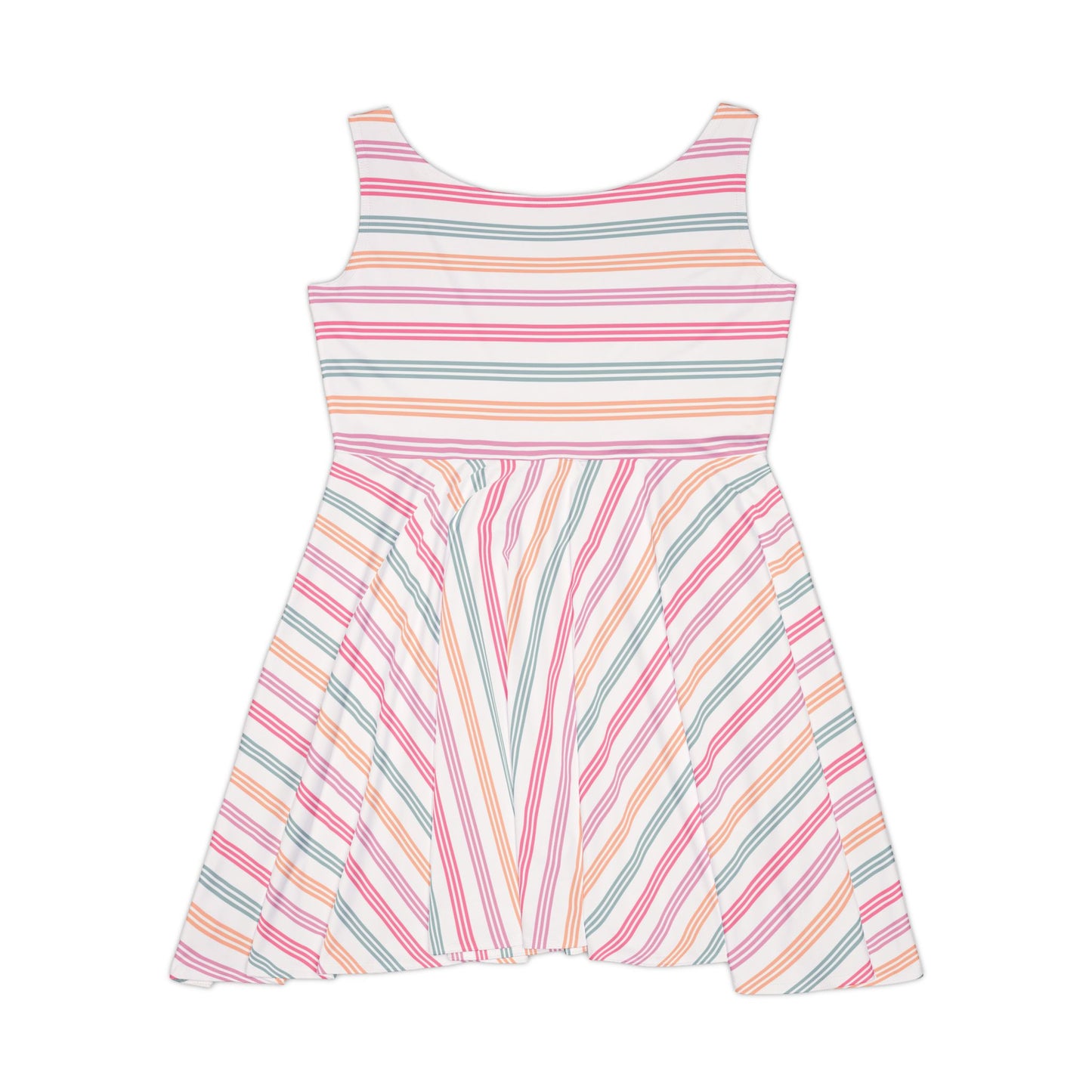 Pastel Stripes Women's Skater Dress