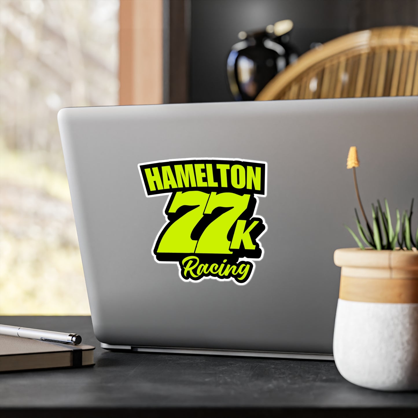 77K Hamelton Racing Decal, 6 Inch