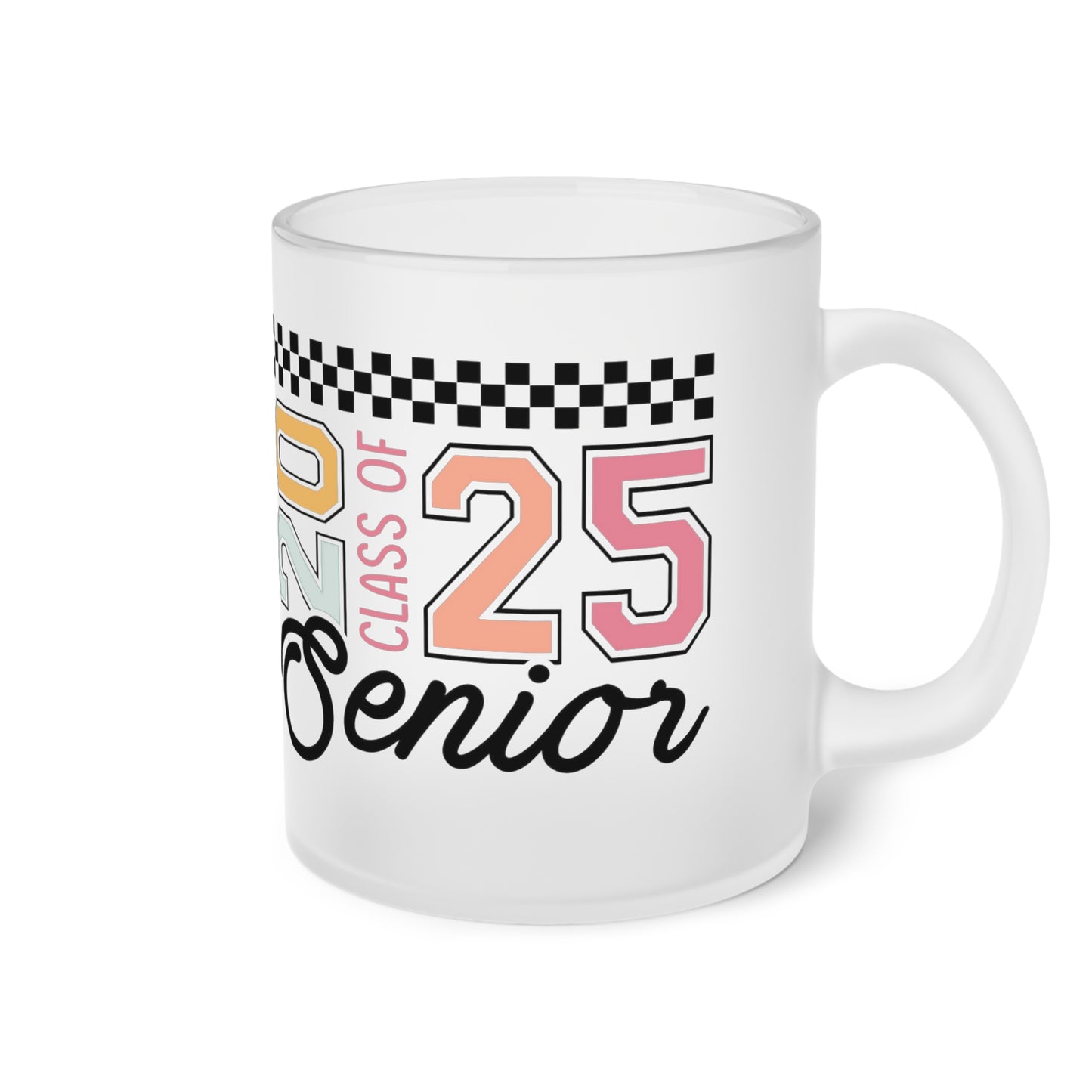 Class of 2025 Senior Frosted Glass Mug