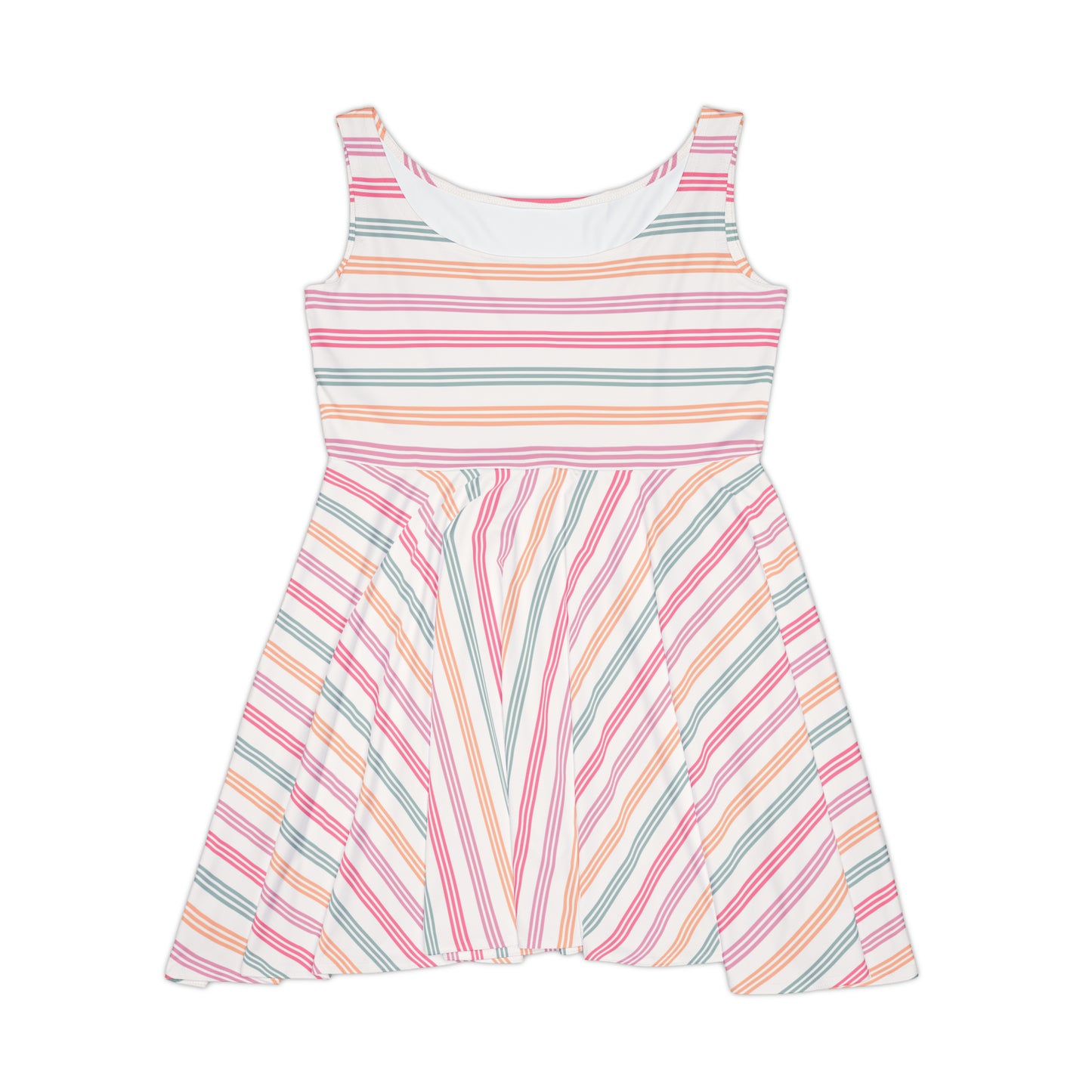 Pastel Stripes Women's Skater Dress