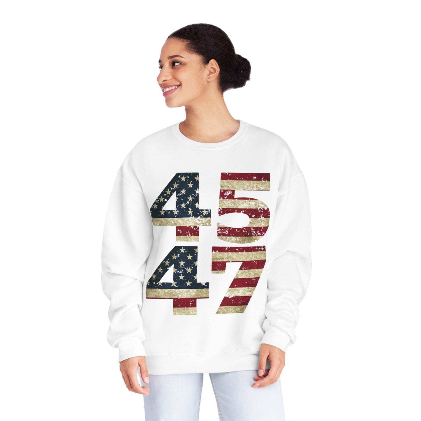 Trump 2024 (45 47) NuBlend® Crewneck Sweatshirt