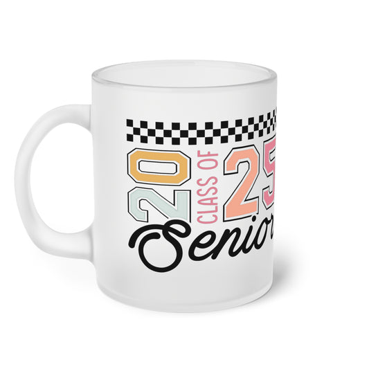 Class of 2025 Senior Frosted Glass Mug