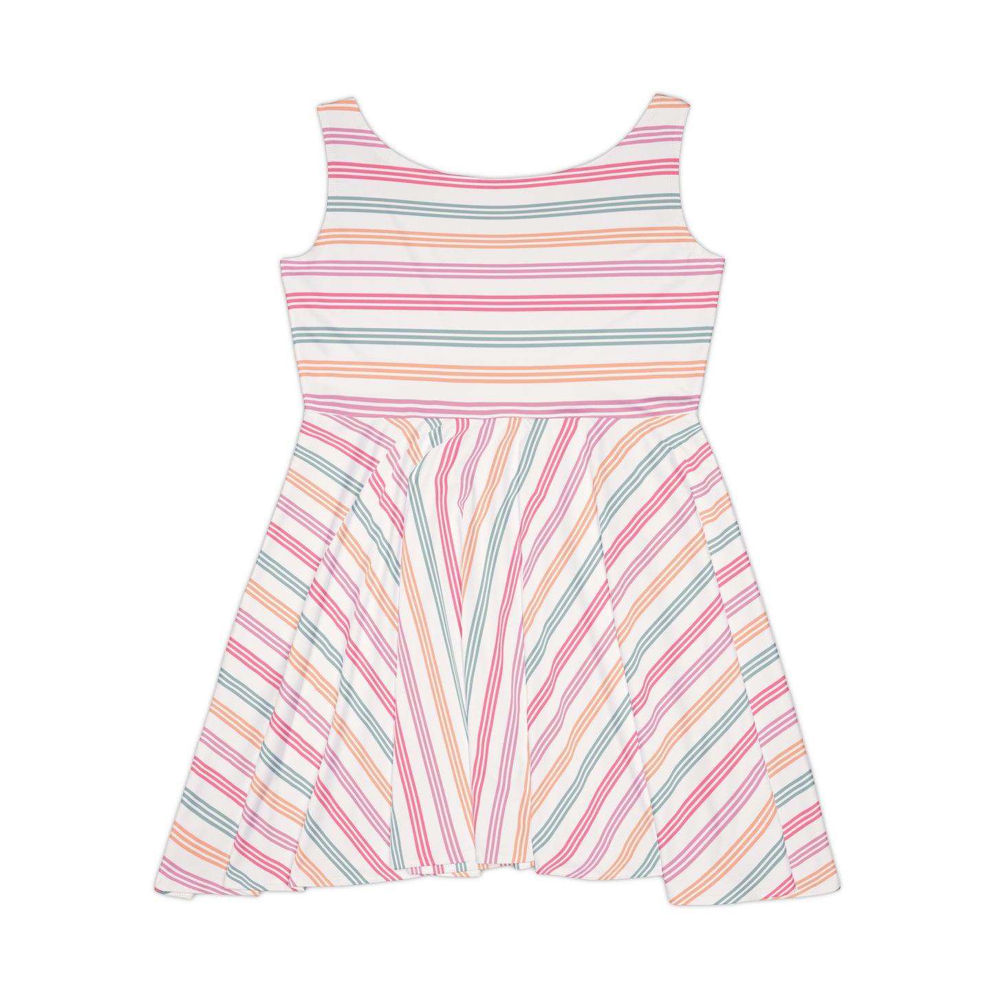 Pastel Stripes Women's Skater Dress