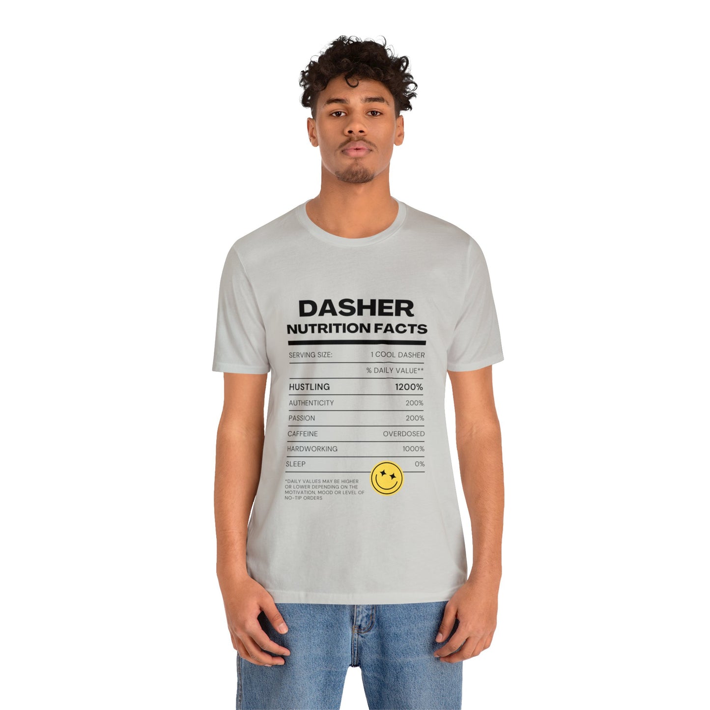 Dasher Nutrition Facts Tee