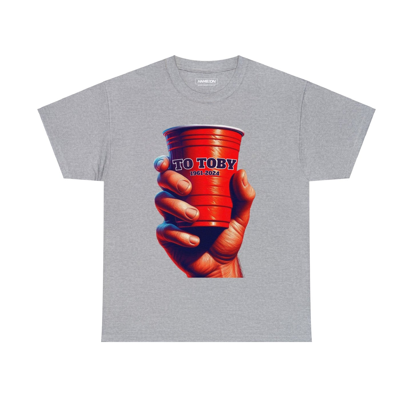 To Toby Country Music Tribute Red Plastic Cup Heavy Cotton Tee