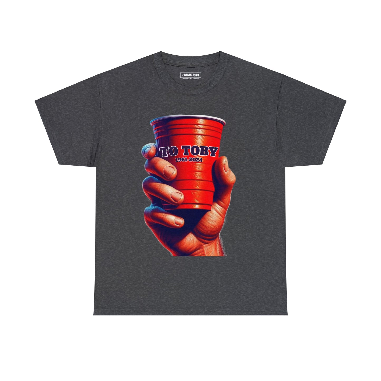 To Toby Country Music Tribute Red Plastic Cup Heavy Cotton Tee