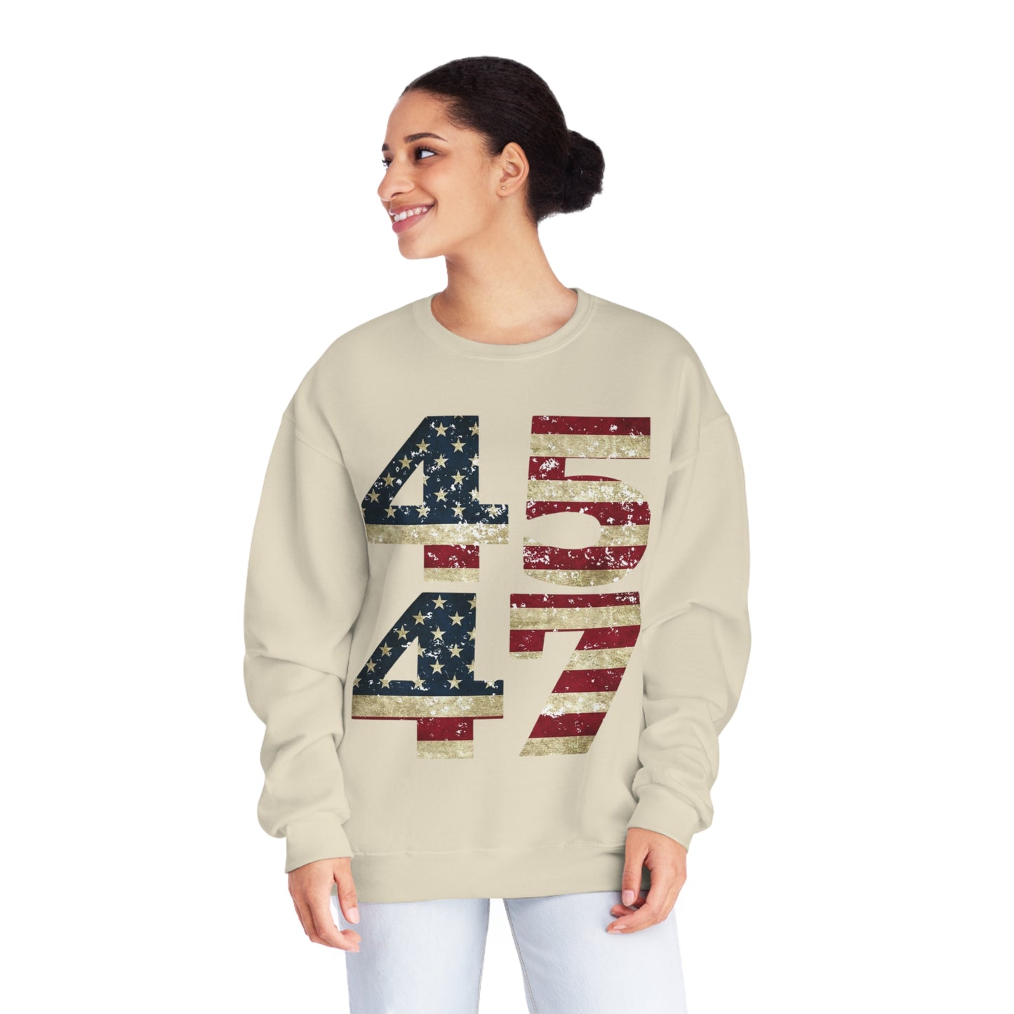 Trump 2024 (45 47) NuBlend® Crewneck Sweatshirt