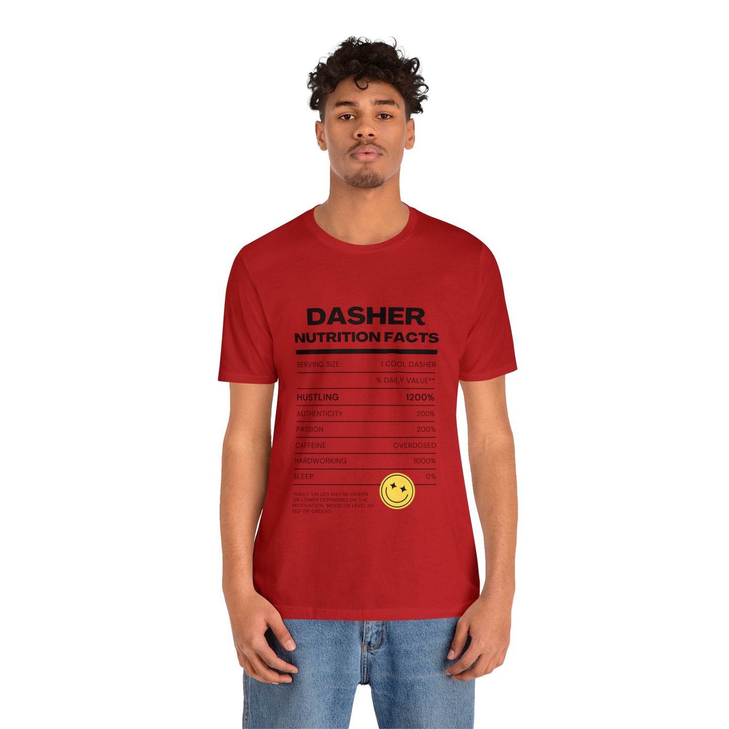 Dasher Nutrition Facts Tee