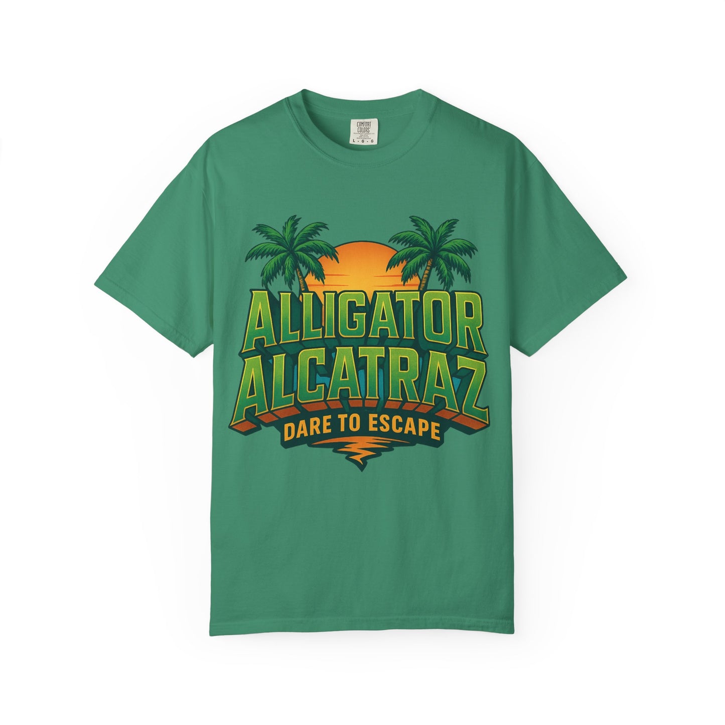 2025 - Retro Adventure T-Shirt, Alligator Alcatraz Design, Unisex Graphic Tee, Escape The Ordinary, Perfect for Summer Trips, Vacation Wear