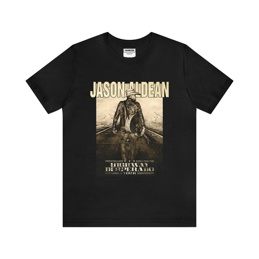 Jason Aldean Highway Desperado Jersey Short Sleeve Tee