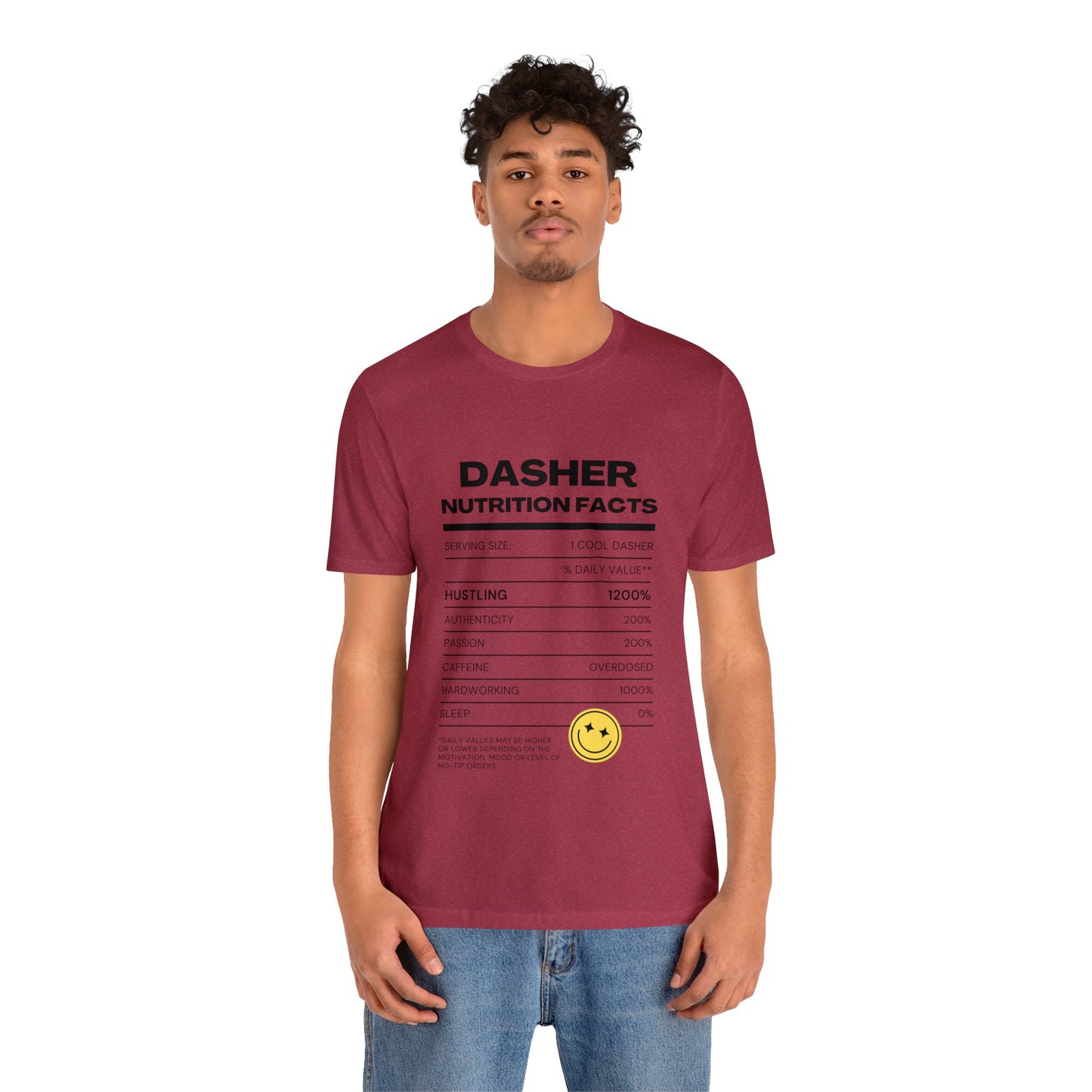 Dasher Nutrition Facts Tee