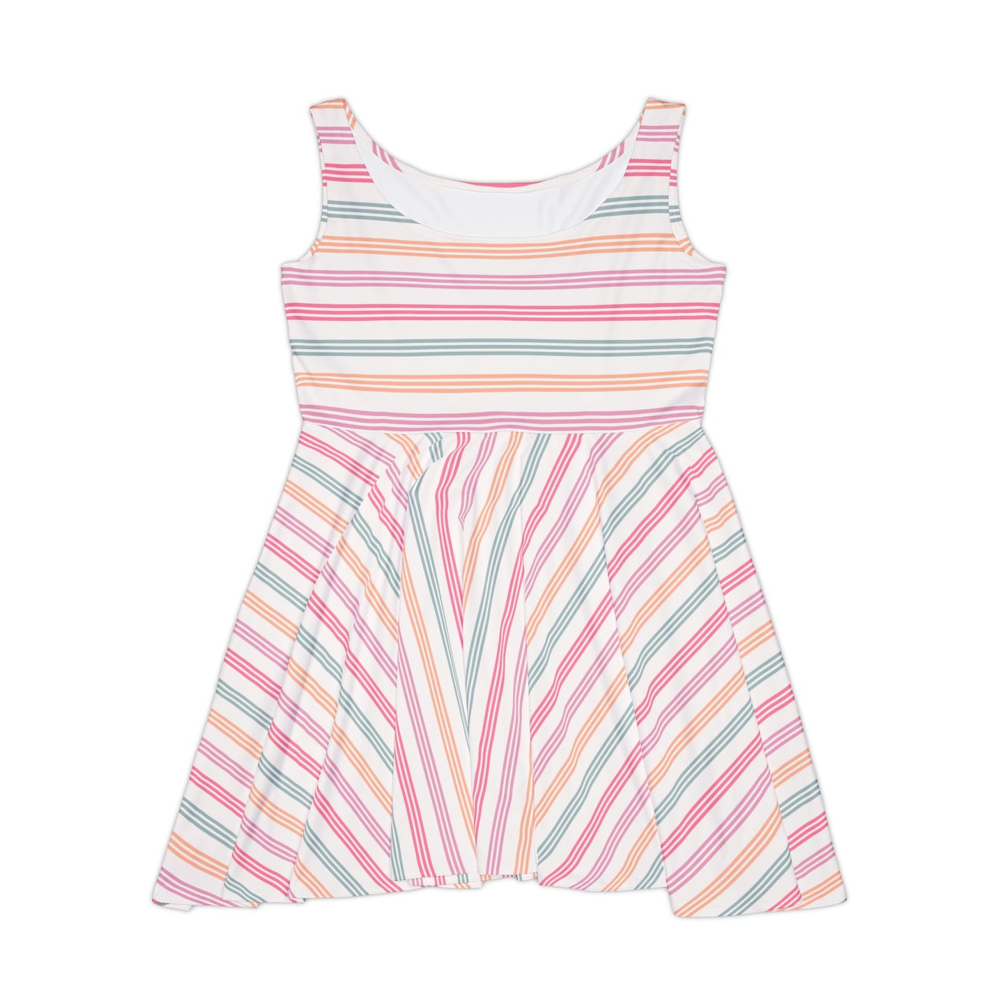 Pastel Stripes Women's Skater Dress
