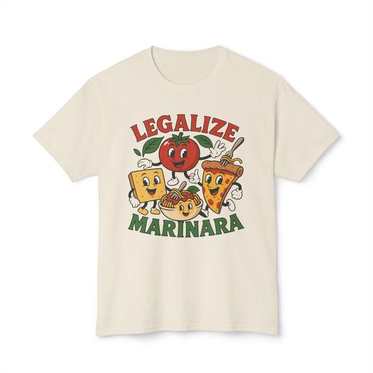 Legalize Marinara Unisex HD Cotton™ T-shirt - Fun Foodie Graphic Tee