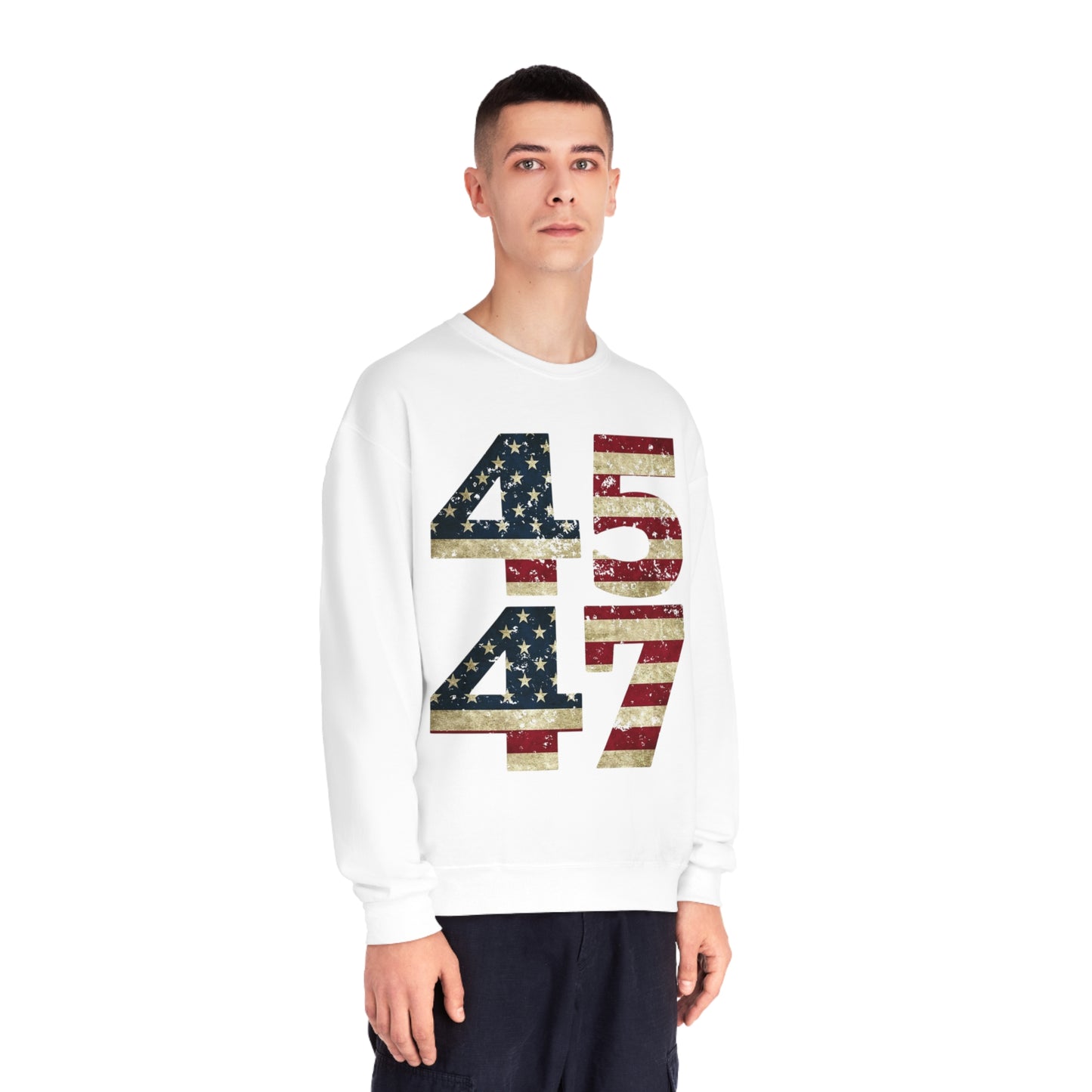 Trump 2024 (45 47) NuBlend® Crewneck Sweatshirt