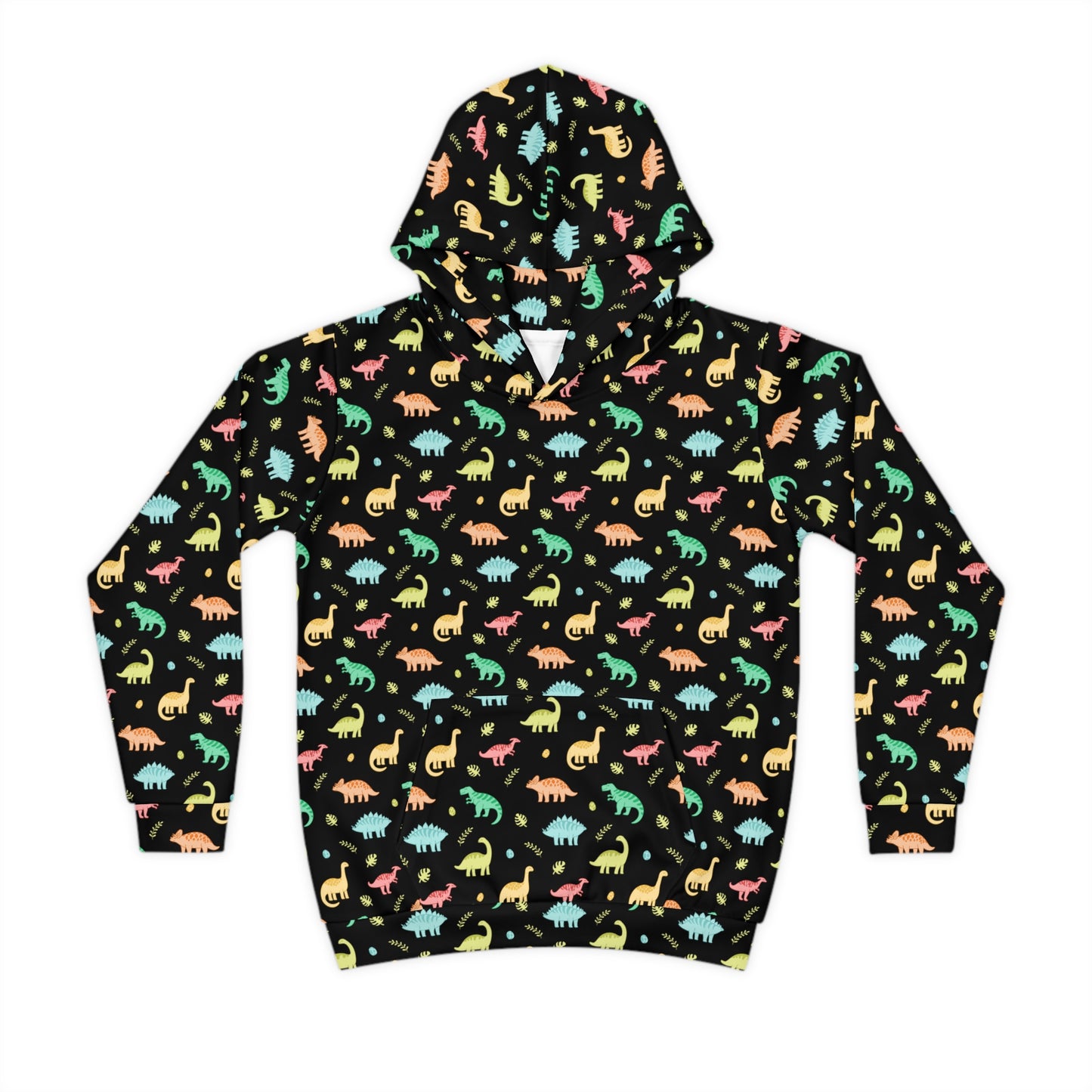 Children's Dino Pattern Hoodie