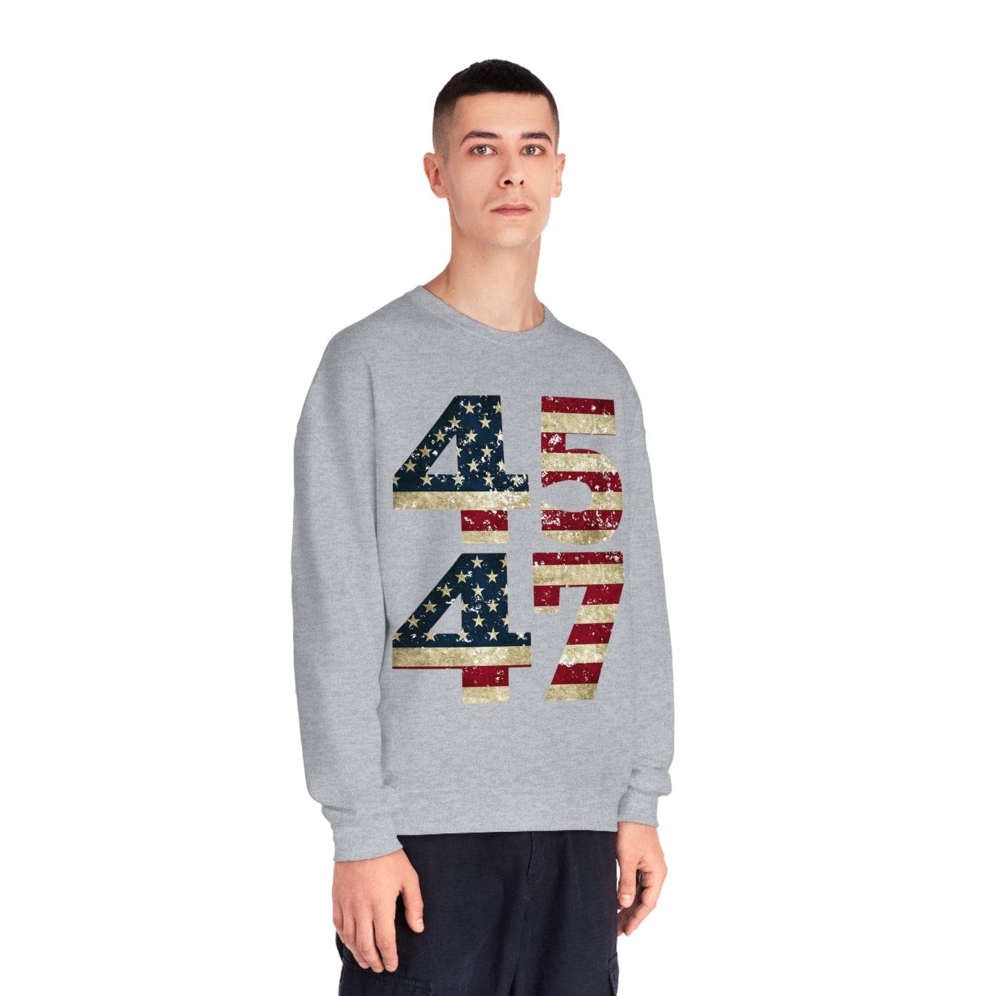 Trump 2024 (45 47) NuBlend® Crewneck Sweatshirt