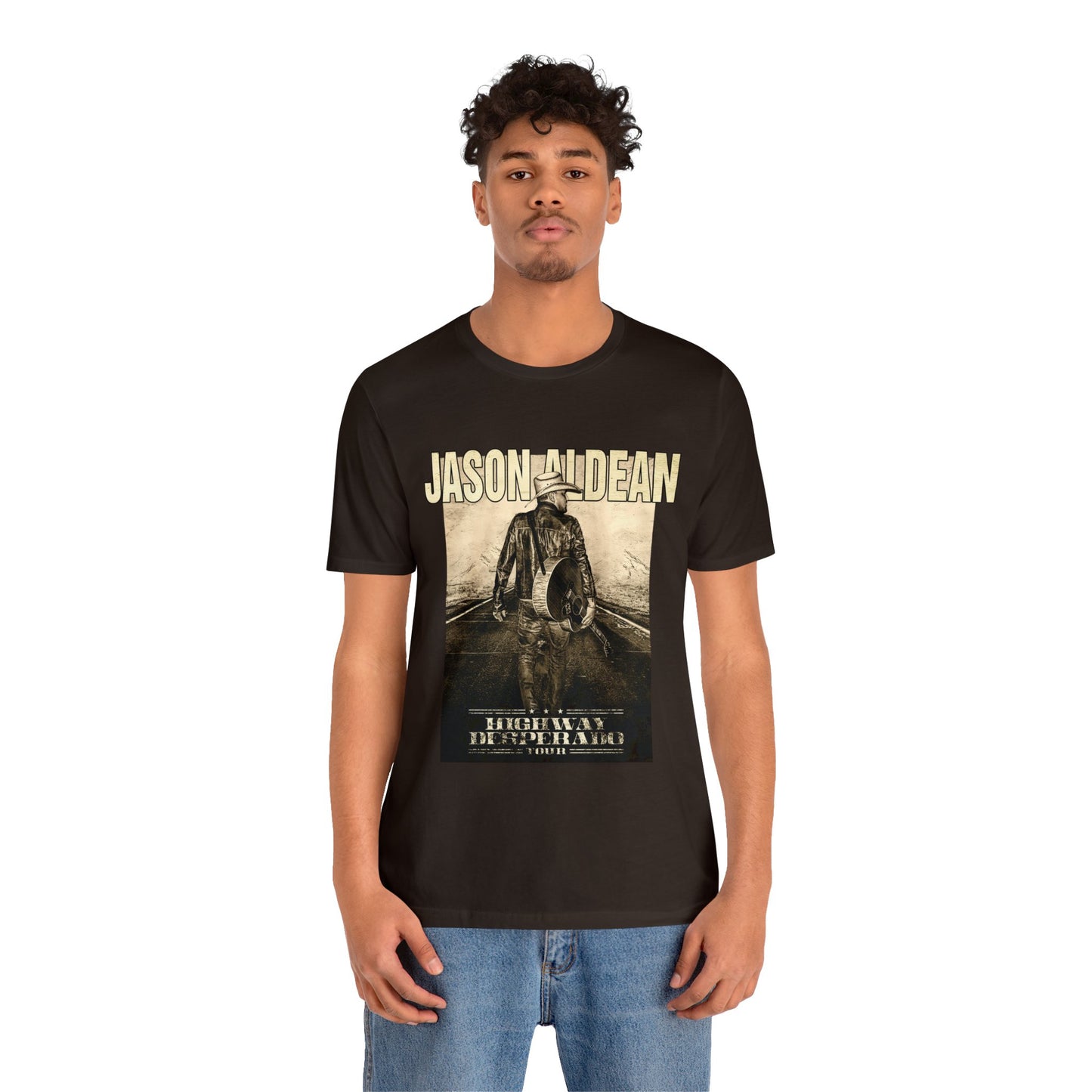 Jason Aldean Highway Desperado Jersey Short Sleeve Tee