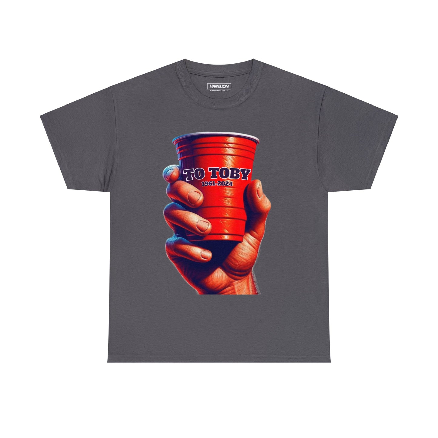 To Toby Country Music Tribute Red Plastic Cup Heavy Cotton Tee